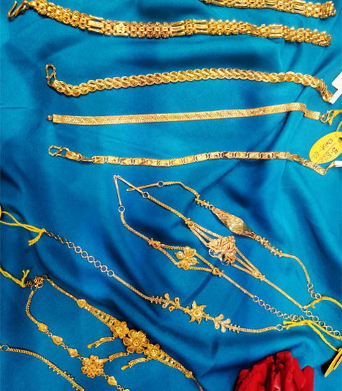 Assorted Gold Bracelets